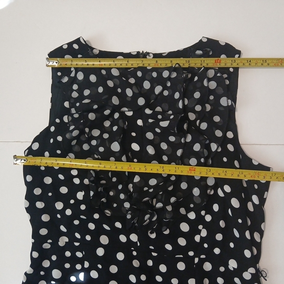 Spense Ruffle Polka Dots Woman Dress Size 10 - Picture 6 of 13